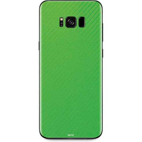 Green Carbon Fiber Specialty Material Galaxy S8 Plus Skin